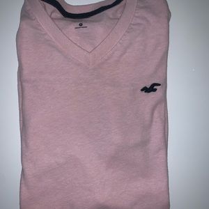 Hollister Pink V-Neck